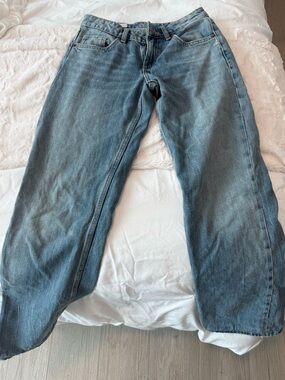 Zara low rise baggy jeans